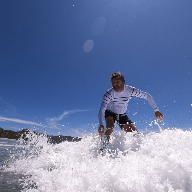LYCRA MANCHE LONGUE LINES BLANC - Saint Jacques Wetsuits