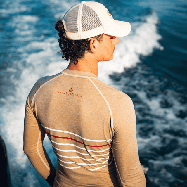 LYCRA LONG SLEEVE LINES BLUE