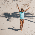 LYCRA MANCHE COURTE FEMME TURQUOISE - Saint Jacques Wetsuits