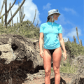 LYCRA MANCHE COURTE FEMME TURQUOISE - Saint Jacques Wetsuits