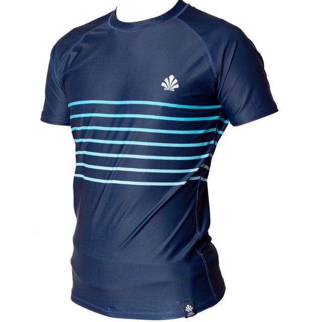 LYCRA SHORT SLEEVE LINES BLUE
