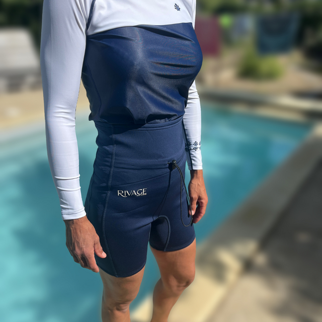 HIGH-WAISTED NEOPRENE SHORTS