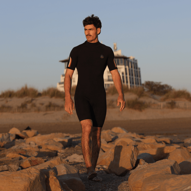 SHORTY MANCHE COURTE BACK ZIP - Saint Jacques Wetsuits