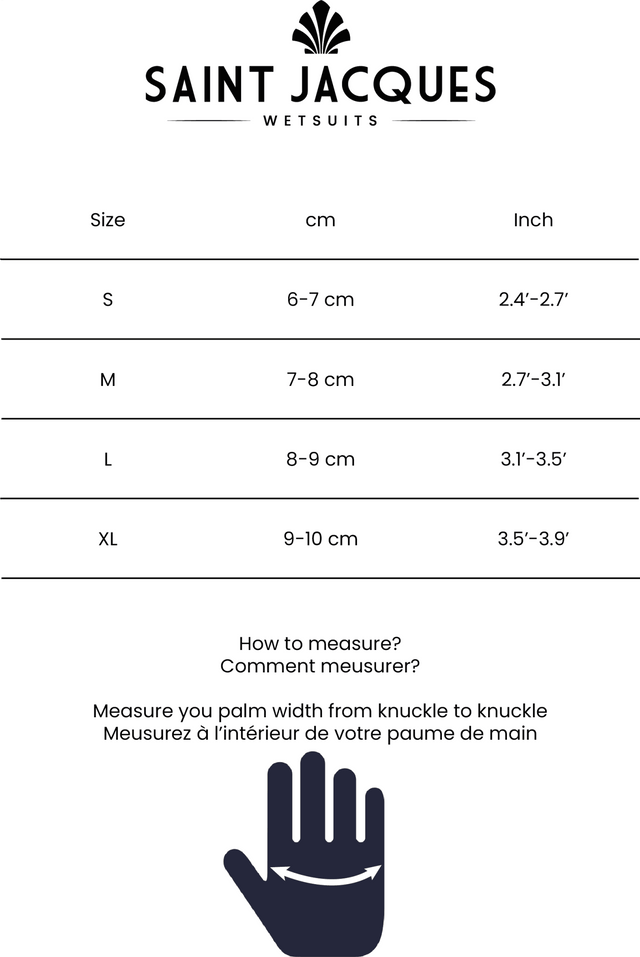 MOUFLES PAUMES OUVERTES - Saint Jacques Wetsuits