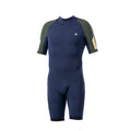 SHORTY MANCHE COURTE BLEU/KAKI - Saint Jacques Wetsuits